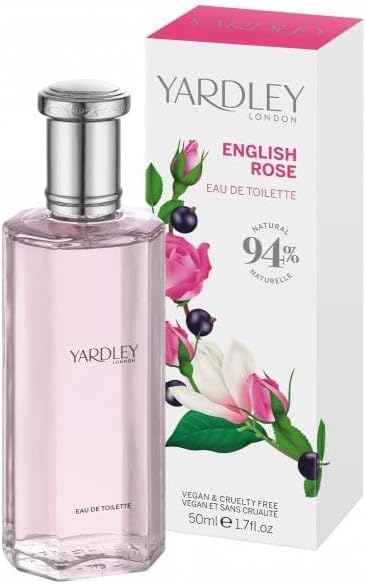 Yardley London English Rose 50ml Eau de Toilette Spray
