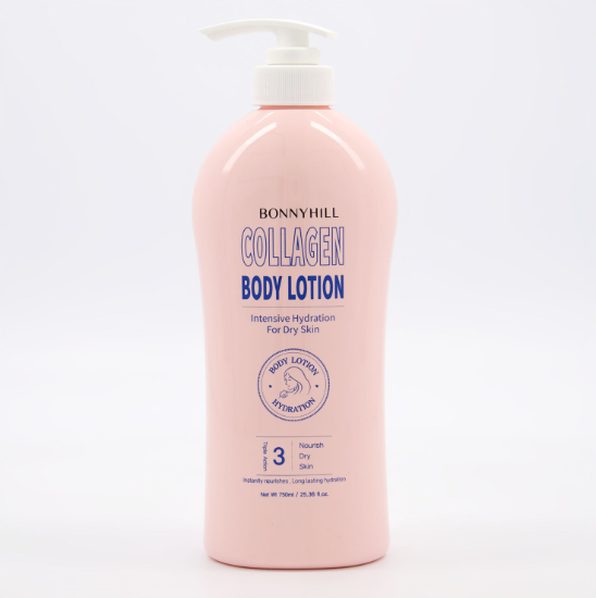 Bonnyhill Collagen Intensive Hydration Body Lotion, Hydration for Dry Skin 750ml