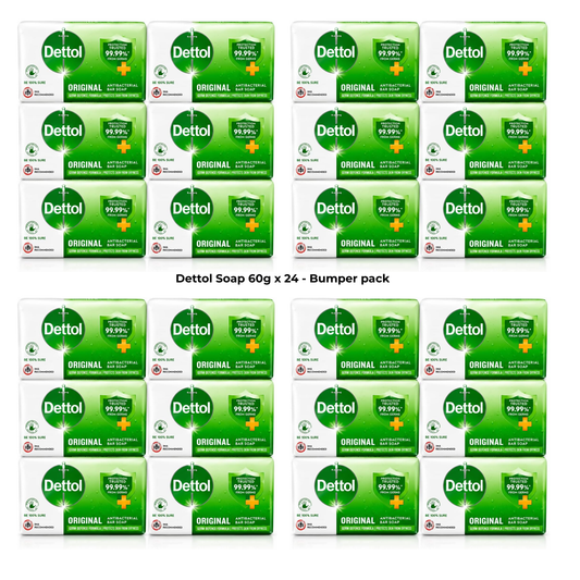 Dettol Original Soap Bars 60g x 24 Bumper Pack