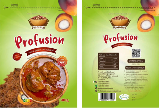 PROFUSION — Dehydrated Palm Fruit Pulp Sauce Graine Déshydratée · Banga Soup · Ofe Akwu