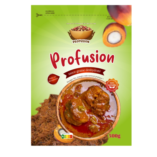 PROFUSION — Dehydrated Palm Fruit Pulp Sauce Graine Déshydratée · Banga Soup · Ofe Akwu
