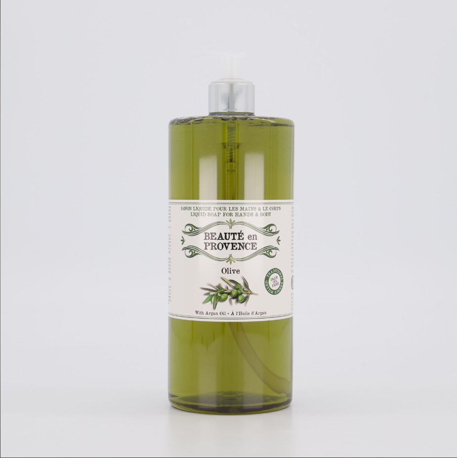 Beaute En Provence With Olive Oil & Argan Oil Hands & Body Marseille Liquid Soap 1L