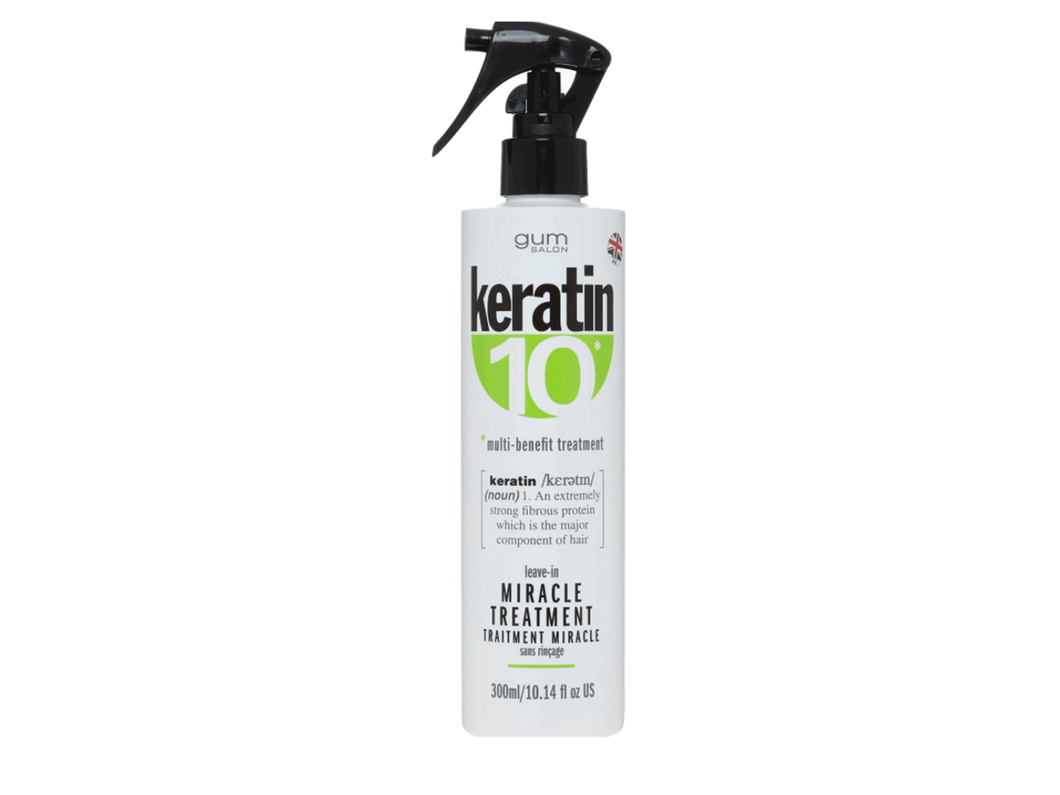 Gum Salon Keratin 10 Multi-Benefit Miracle Leave-in treatment 300ml